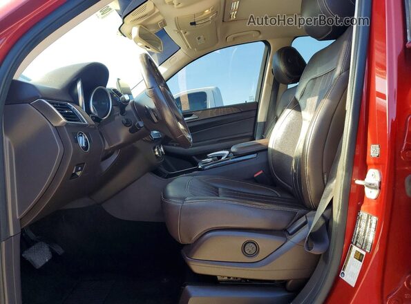 4JGDA5JB2GA786752 2016 MERCEDES-BENZ GLE Red Front interior view