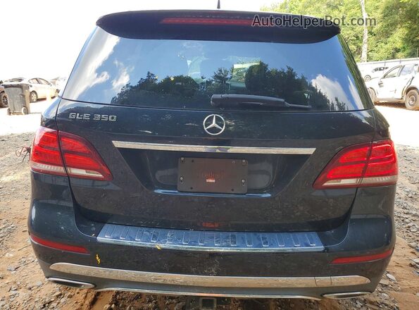 4JGDA5JB3JB026671 2018 MERCEDES-BENZ GLE Black Вид ззаду