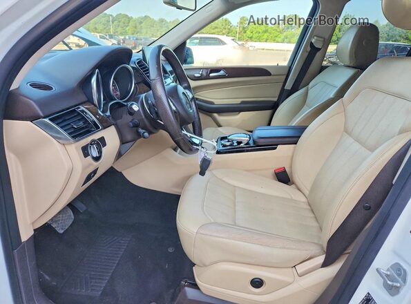 4JGDA5JB6GA678649 2016 MERCEDES-BENZ GLE White Widok wnętrza z przodu