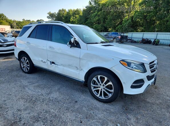 4JGDA5JB6GA678649 2016 MERCEDES-BENZ GLE White Przód prawy