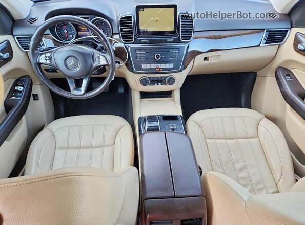 4JGDA5JB6GA678649 2016 MERCEDES-BENZ GLE White Widok deski rozdzielczej