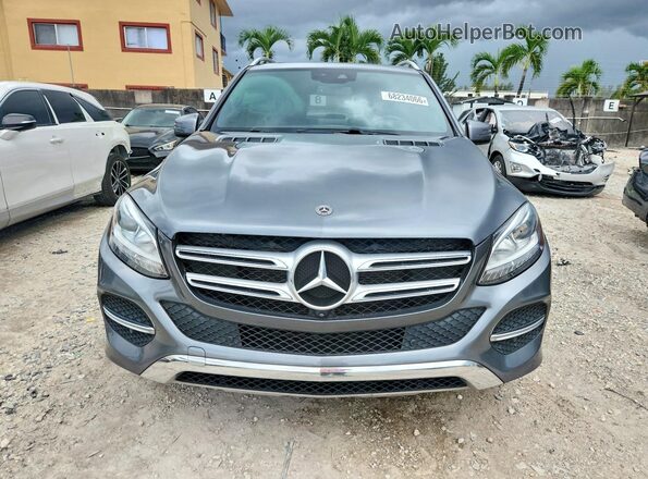 4JGDA5JB6JB183109 2018 MERCEDES-BENZ GLE Gray წინა ხედი