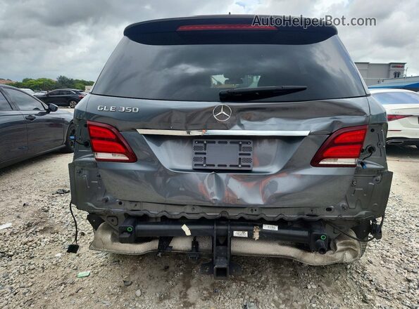 4JGDA5JB6JB183109 2018 MERCEDES-BENZ GLE Gray უკანა ხედი