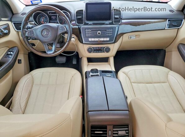 4JGDA5JB7GA758770 2016 MERCEDES-BENZ GLE Maroon Vista del salpicadero