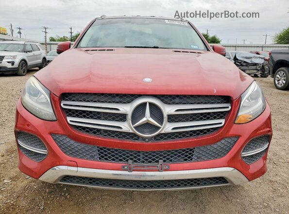 4JGDA5JB7GA758770 2016 MERCEDES-BENZ GLE Maroon Vista frontal