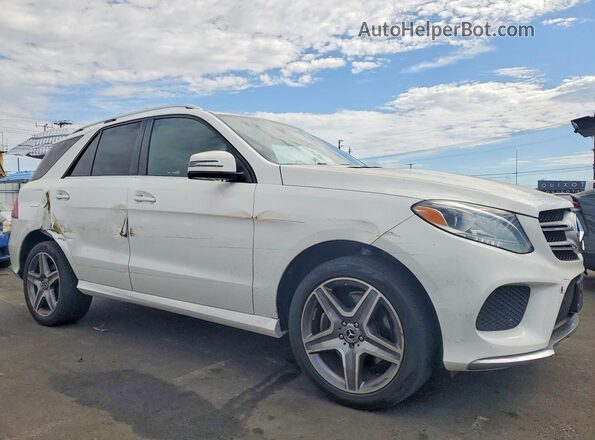4JGDA5JB7HA982025 2017 MERCEDES-BENZ GLE White Delantero derecho