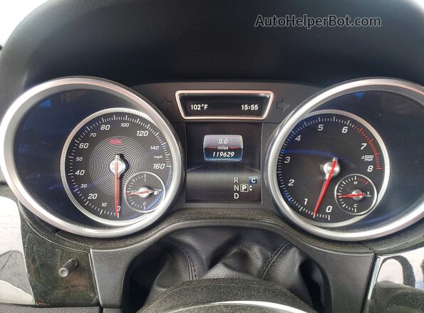 4JGDA5JB7HA982025 2017 MERCEDES-BENZ GLE White Vista del cuadro de instrumentos