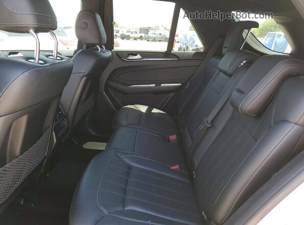 4JGDA5JB8HA827760 2017 MERCEDES-BENZ GLE White Вид задньої частини салону