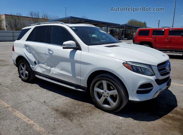 4JGDA5JB8HA827760 2017 MERCEDES-BENZ GLE White Передня права чверть