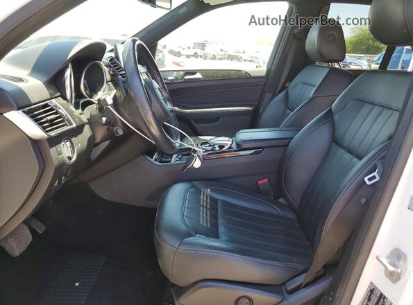 4JGDA5JB8HA827760 2017 MERCEDES-BENZ GLE White Вид салону спереду
