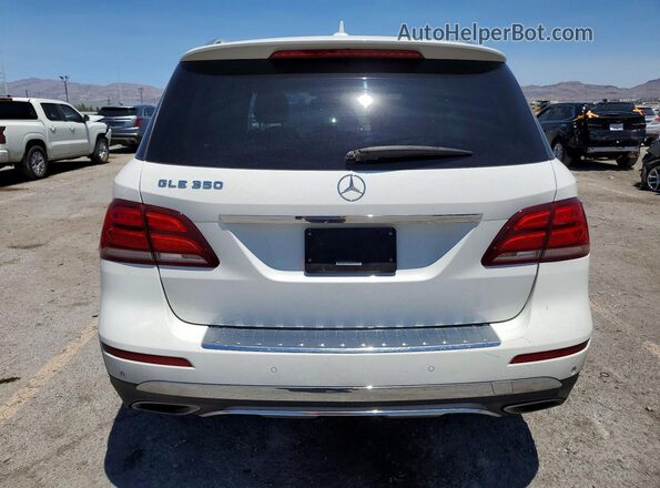 4JGDA5JB8HA827760 2017 MERCEDES-BENZ GLE White Вид ззаду