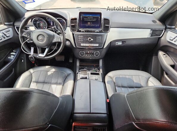 4JGDA5JB8HA984916 2017 MERCEDES-BENZ GLE Gray Առջևի վահանակի տեսք