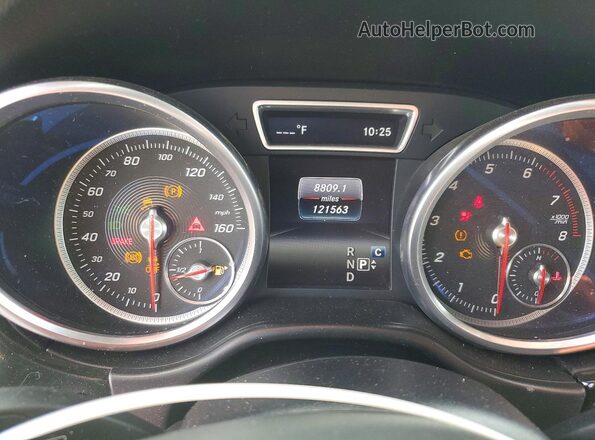 4JGDA5JB8HA993101 2017 MERCEDES-BENZ GLE Black Instrument cluster view