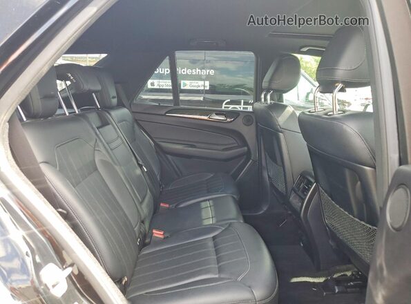 4JGDA5JB8HA993101 2017 MERCEDES-BENZ GLE Black Rear interior view
