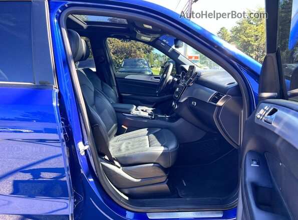 4JGDA5JB9JB018588 2018 MERCEDES-BENZ GLE Blue Vista frontal