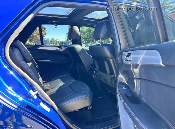 4JGDA5JB9JB018588 2018 MERCEDES-BENZ GLE Blue Vista trasera
