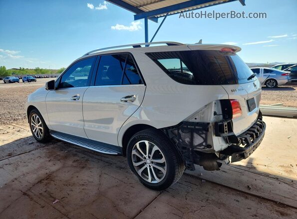4JGDA5JBXGA658730 2016 MERCEDES-BENZ GLE White Trasero izquierdo
