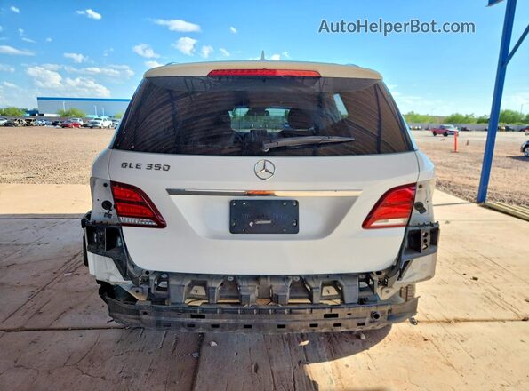 4JGDA5JBXGA658730 2016 MERCEDES-BENZ GLE White Vista trasera