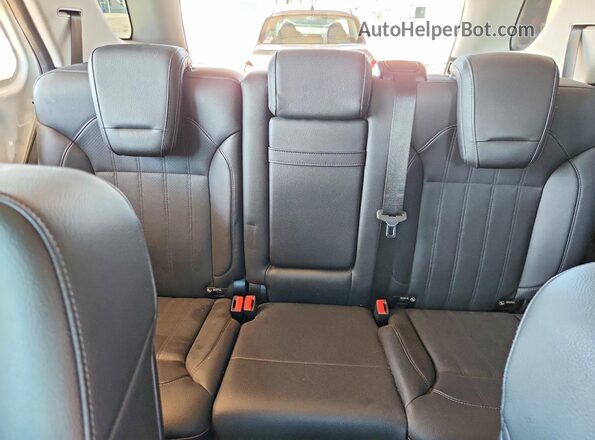 4JGDA5JBXGA658730 2016 MERCEDES-BENZ GLE White Vista de los asientos traseros