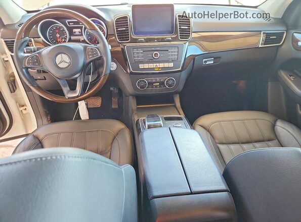 4JGDA5JBXGA658730 2016 MERCEDES-BENZ GLE White Vista del salpicadero