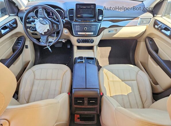 4JGDA5JBXHA974405 2017 MERCEDES-BENZ GLE Коричневый Вид панели приборов