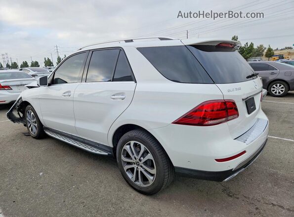 4JGDA5JBXJB052717 2018 MERCEDES-BENZ GLE White Trasero izquierdo