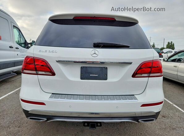 4JGDA5JBXJB052717 2018 MERCEDES-BENZ GLE White Vista trasera