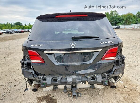 4JGDA7FB9GA720333 2016 MERCEDES-BENZ GLE Black Widok z tyłu