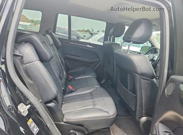 4JGDF2EE5GA690702 2016 MERCEDES-BENZ GL-CLASS Black Rear interior view