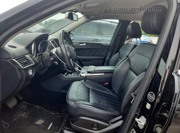 4JGDF2EE5GA690702 2016 MERCEDES-BENZ GL-CLASS Black Front interior view