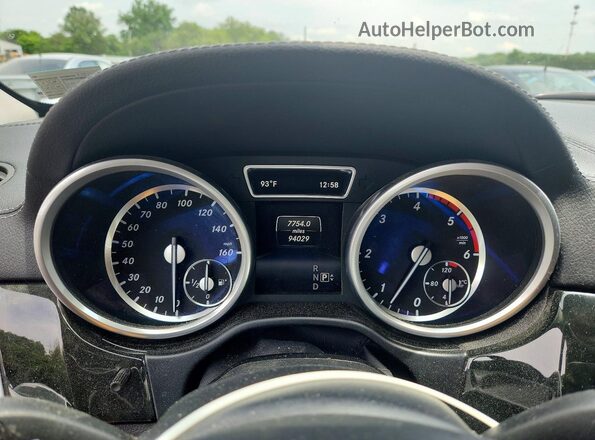 4JGDF2EE5GA690702 2016 MERCEDES-BENZ GL-CLASS Black Instrument cluster view