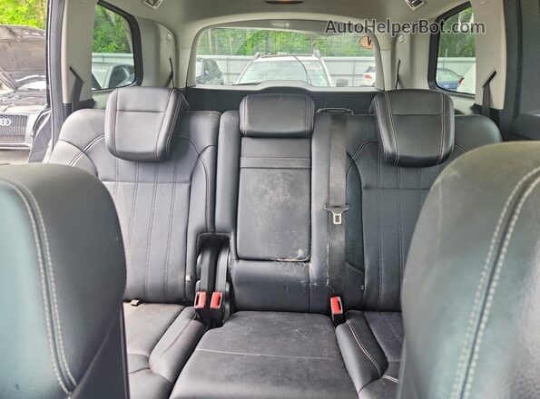 4JGDF2EE5GA690702 2016 MERCEDES-BENZ GL-CLASS Black Rear seats view