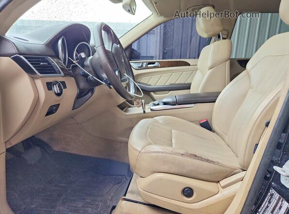4JGDF2EEXGA687097 2016 MERCEDES-BENZ GL-CLASS Черный Вид салона спереди