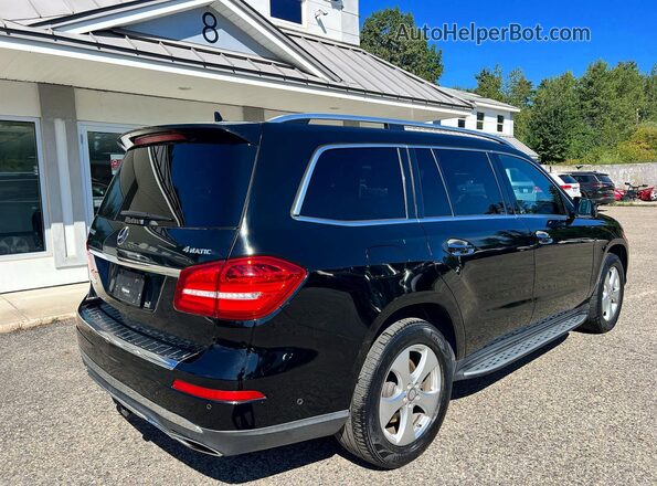 4JGDF6EE0HA786116 2017 MERCEDES-BENZ GLS Черный Передняя правая четверть
