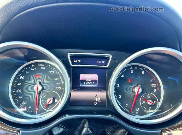 4JGDF6EE0HA786116 2017 MERCEDES-BENZ GLS Черный Вид панели приборов