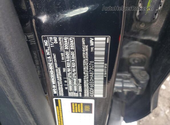 4JGDF6EE0HA873076 2017 MERCEDES-BENZ GLS Black 360 interior view