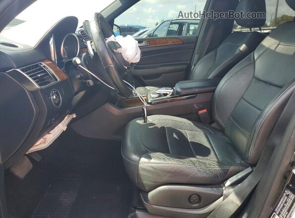 4JGDF6EE1HA964339 2017 MERCEDES-BENZ GLS Black წინა სალონის ხედი