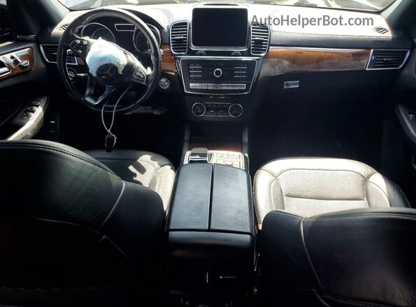 4JGDF6EE1HA964339 2017 MERCEDES-BENZ GLS Black წინა პანელის ხედი
