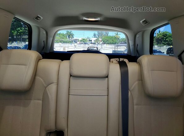 4JGDF6EE1JB072561 2018 MERCEDES-BENZ GLS White უკანა სავარძლების ხედი