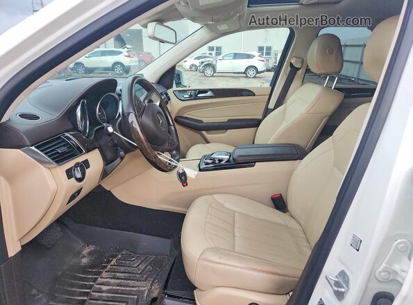 4JGDF6EE3HA886565 2017 MERCEDES-BENZ GLS White წინა სალონის ხედი