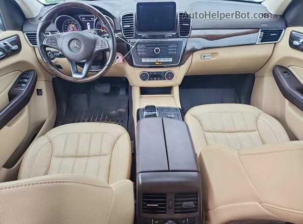 4JGDF6EE3HA886565 2017 MERCEDES-BENZ GLS White წინა პანელის ხედი