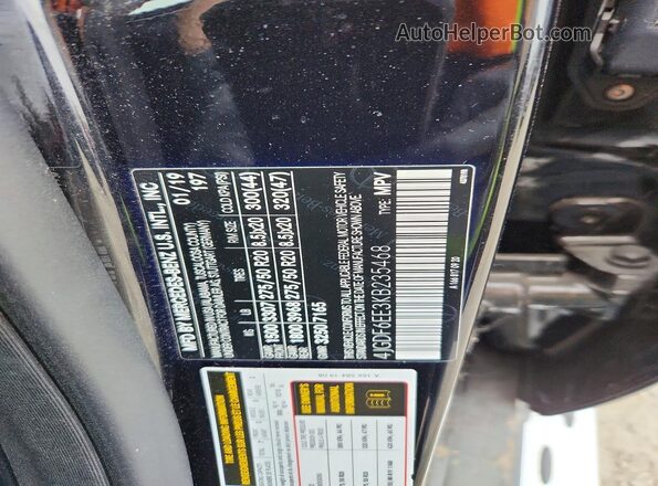 4JGDF6EE3KB235468 2019 MERCEDES-BENZ GLS Black სალონის 360-გრადუსიანი ხედი