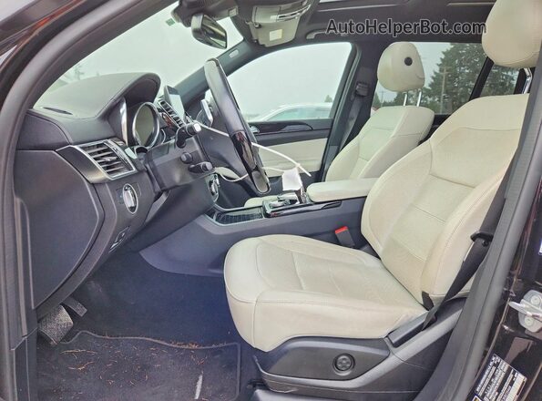 4JGDF6EE3KB235468 2019 MERCEDES-BENZ GLS Black წინა სალონის ხედი