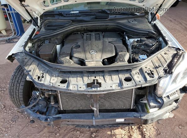 4JGDF6EE4GA704824 2016 MERCEDES-BENZ GL-CLASS White Vista del compartimento del motor