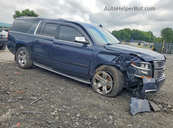 4JGDF6EE4HA846608 2017 CHEVROLET SUBURBAN Blue წინა მარჯვენა