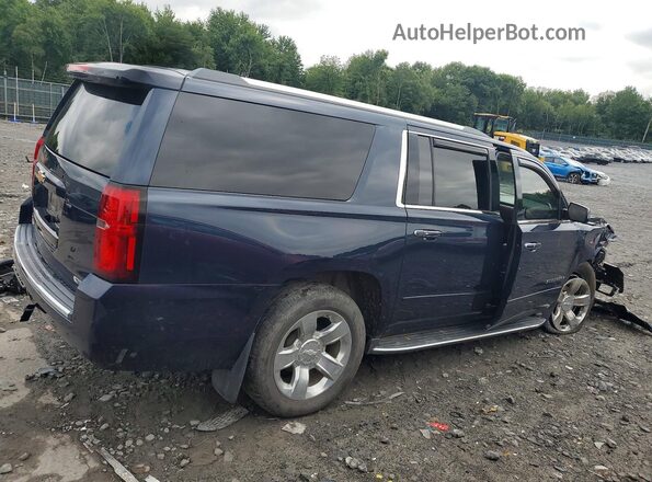 4JGDF6EE4HA846608 2017 CHEVROLET SUBURBAN Blue უკანა მარჯვენა
