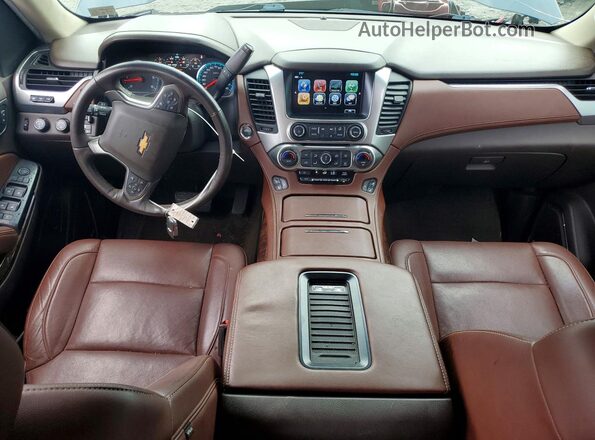 4JGDF6EE4HA846608 2017 CHEVROLET SUBURBAN Blue წინა პანელის ხედი