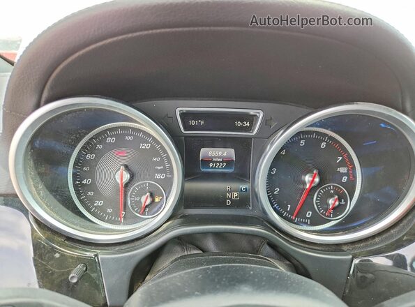 4JGDF6EE4HA942951 2017 MERCEDES-BENZ GLS White Вид щитка приладів
