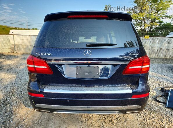 4JGDF6EE4JB180642 2018 MERCEDES-BENZ GLS Black Հետևի տեսք