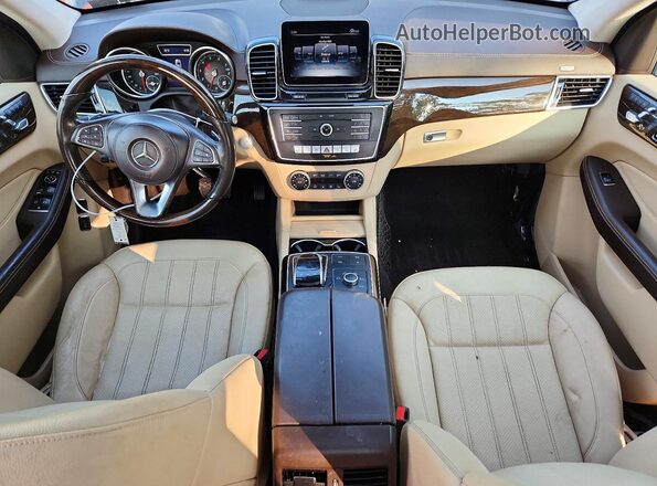4JGDF6EE4JB180642 2018 MERCEDES-BENZ GLS Black Առջևի վահանակի տեսք